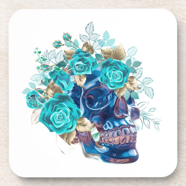 Dessous-de-verre Requiem Blue Bloom (Devant)