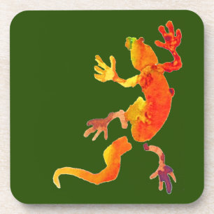 Dessous-de-verre Réreptile de lézard éco-gecko
