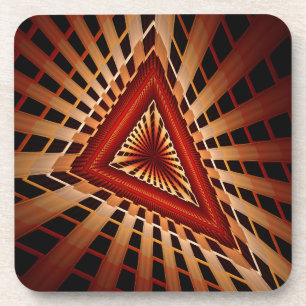 Dessous-de-verre Réseau d'Imaginaires 3D Conception graphique fract