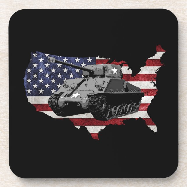 Dessous-de-verre Réservoir de M4 Sherman (Devant)