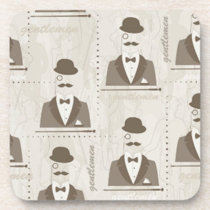 Dessous-de-verre Rétro motif pour l'homme