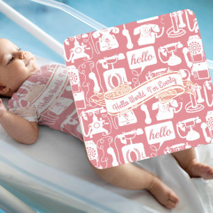 Dessous-de-verre Retro Orange ou n'importe quel Motif téléphonique