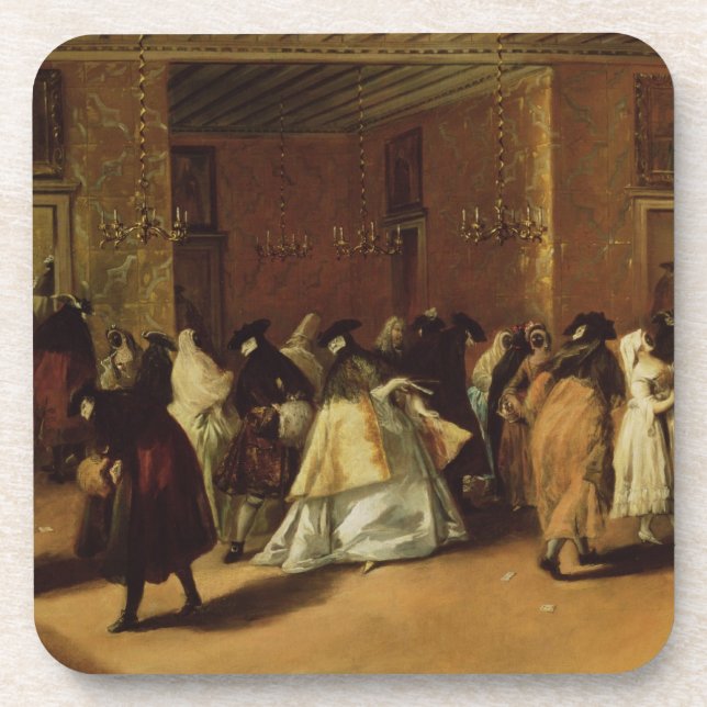 Dessous-de-verre Réunion masquée (Devant)