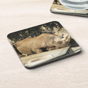 Dessous-de-verre Rhino couché