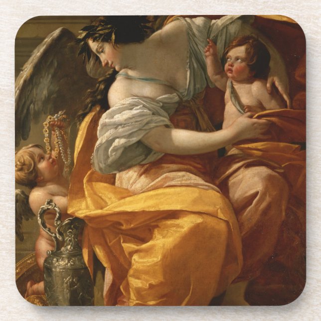 Dessous-de-verre Richesse (huile sur la toile) (Devant)