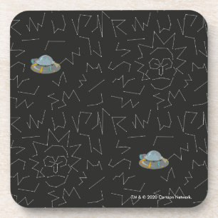 Dessous-de-verre RICK AND MORTY™   Rick Constellation Pattern