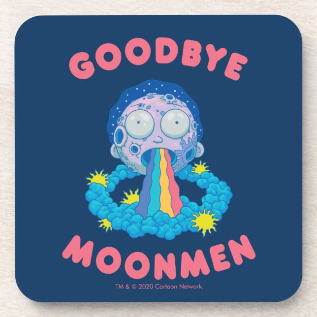 Dessous-de-verre RICK ET MORTY™ | Goodbye Moonmen (Devant)
