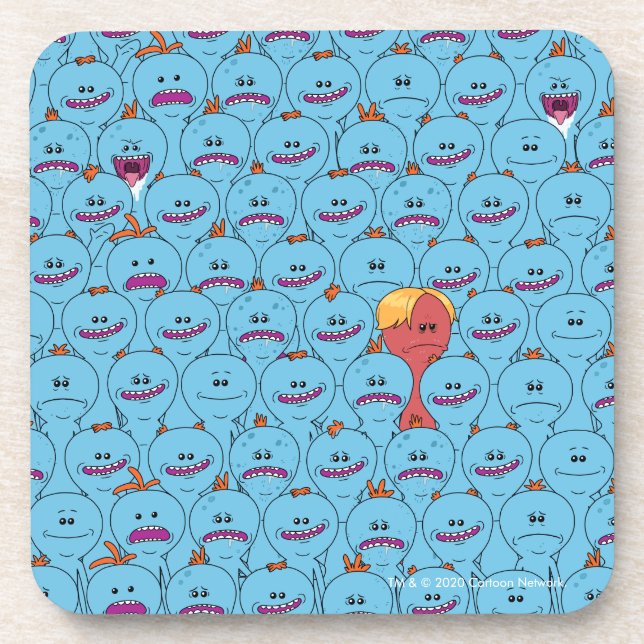 Dessous-de-verre RICK ET MORTY™ | Kirkland M. Meeseeks (Devant)