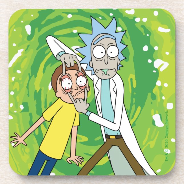 Dessous-de-verre RICK ET MORTY™ | Regardez Ça (Devant)