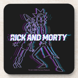 Dessous-de-verre RICK ET MORTY™   Rick Et Morty Glités