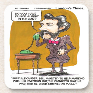 Dessous-de-verre Rick London Drôle Canular Téléphonique Alexander B