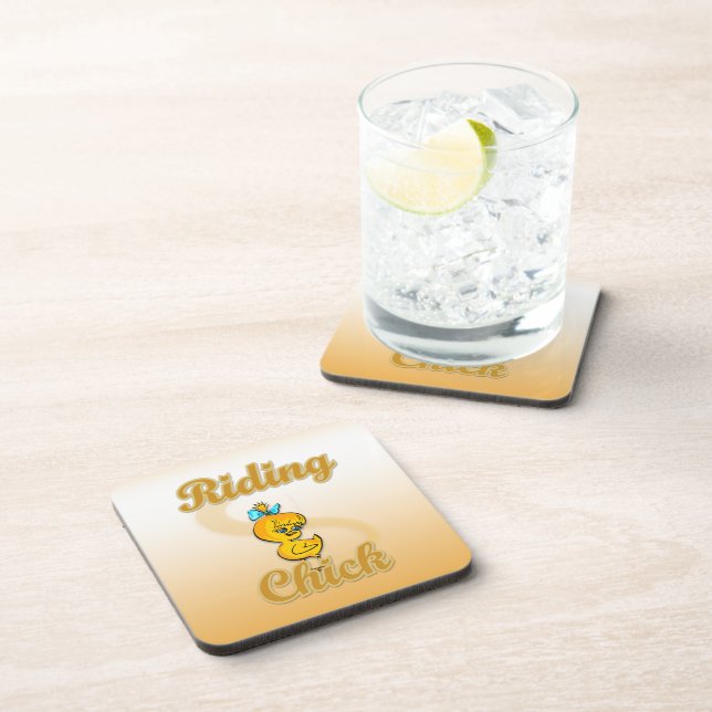 Dessous-de-verre Riding Chick (Côté Droit)