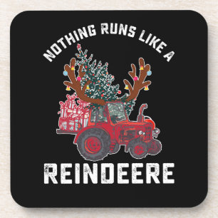 Dessous-de-verre Rien ne fonctionne comme un tracteur Reindeere Rén