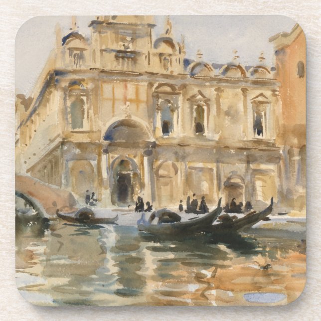 Dessous-de-verre Rio dei Mendicanti, Venise par John Singer Sargent (Devant)
