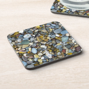 Dessous-de-verre River Rock Pebbles Texture de pierre Dessous de ve