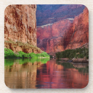 Dessous-de-verre Rivière Colorado dans le Grand Canyon, AZ