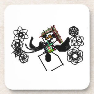 Dessous-de-verre Rocher autour de snowman