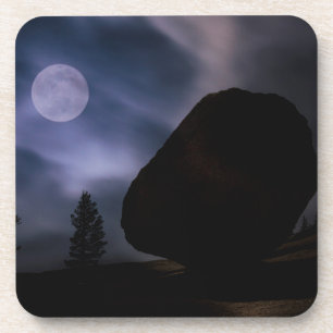 Dessous-de-verre Rochers au clair de lune   Parc national de Yosemi