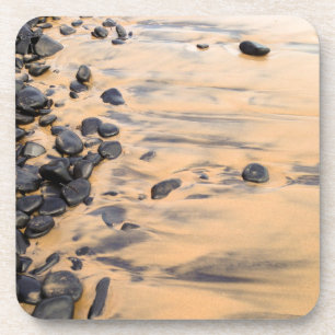 Dessous-de-verre Roches de la plage noire