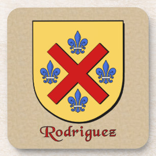 Dessous-de-verre Rodriguez Family Shield