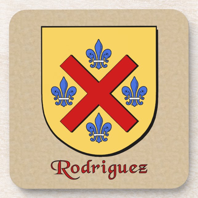 Dessous-de-verre Rodriguez Family Shield (Devant)