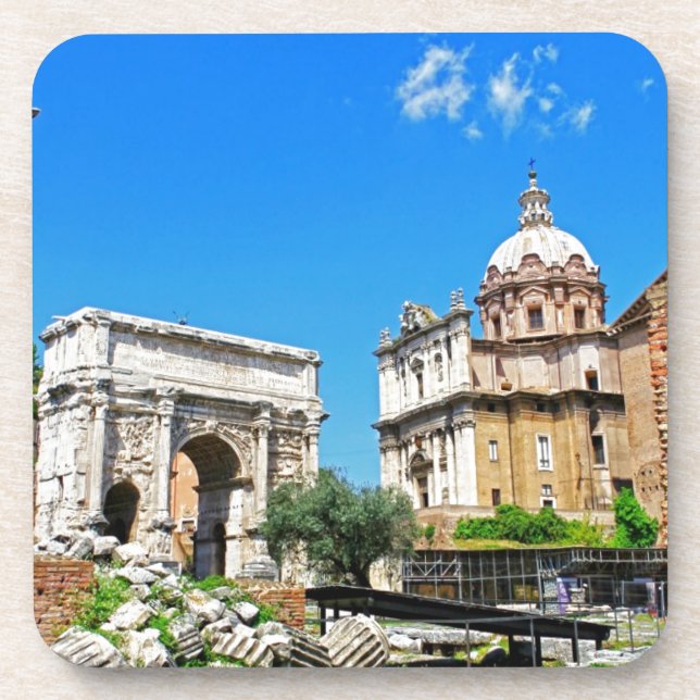 Dessous-de-verre Roman forum (Devant)