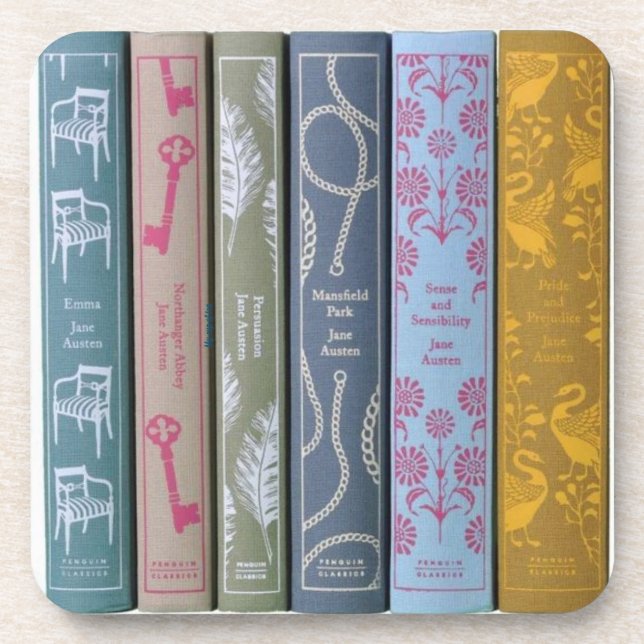 Dessous-de-verre romans de Jane Austen   (Devant)