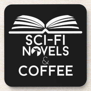Dessous-de-verre Romans de science-fiction et café