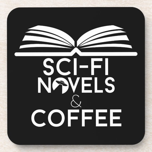 Dessous-de-verre Romans de science-fiction et café (Devant)
