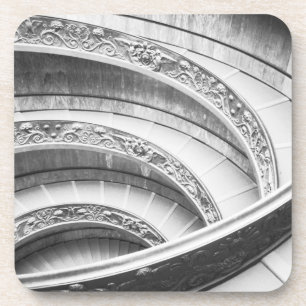 Dessous-de-verre Rome Italie, Escalier du Vatican