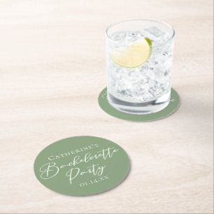 DESSOUS-DE-VERRE ROND EN PAPIER