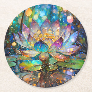 DESSOUS-DE-VERRE ROND EN PAPIER 