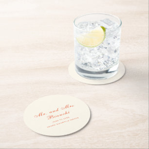 DESSOUS-DE-VERRE ROND EN PAPIER 