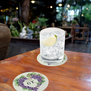 DESSOUS-DE-VERRE ROND EN PAPIER 