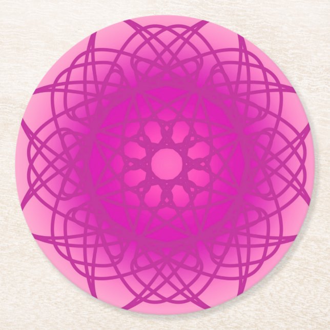 DESSOUS-DE-VERRE ROND EN PAPIER 112 (Devant)