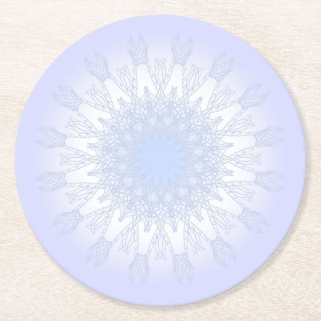 DESSOUS-DE-VERRE ROND EN PAPIER 23 (Devant)