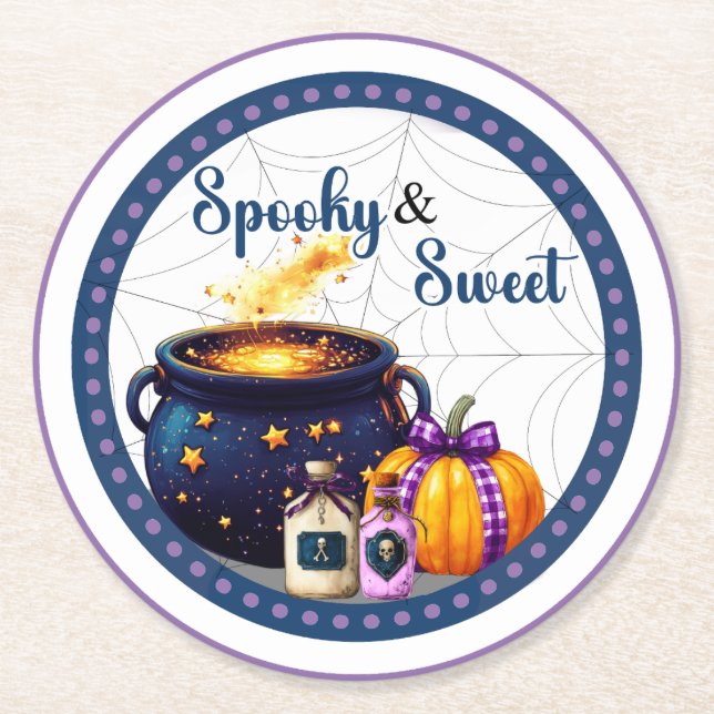 Dessous-de-verre Rond En Papier A Baby's Brewing Paper Coaster (Devant)