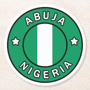 Dessous-de-verre Rond En Papier Abuja Nigeria