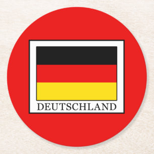 Dessous-de-verre Rond En Papier Allemagne