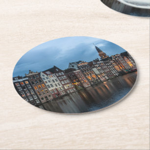 Dessous-de-verre Rond En Papier Amsterdam