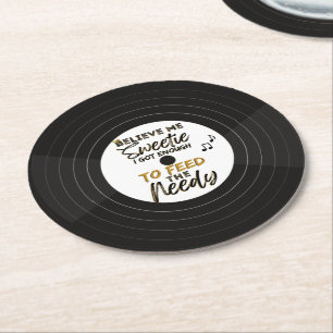 Dessous-de-verre Rond En Papier Anniversaire Hip hop des années 90 Anniversaire/Ba