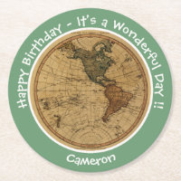 Antique 1786 Western Hemisphere Map Party