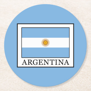 Dessous-de-verre Rond En Papier Argentine