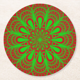 Dessous-de-verre Rond En Papier Art