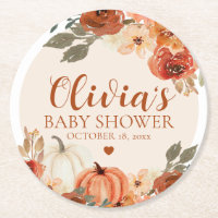 Automne Un Peu Citrouille Automne Baby shower Flor