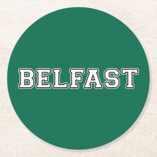 Dessous-de-verre Rond En Papier Belfast