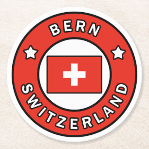 Dessous-de-verre Rond En Papier Berne Suisse
