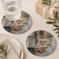 Cadeau de Mariage Élégant Photo de Save the Date