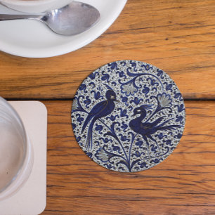 Dessous-de-verre Rond En Papier Cadeaux d'Amour vintage à l'italienne pour couple