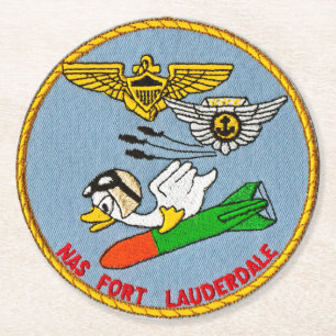 Dessous-de-verre Rond En Papier canard de torpille